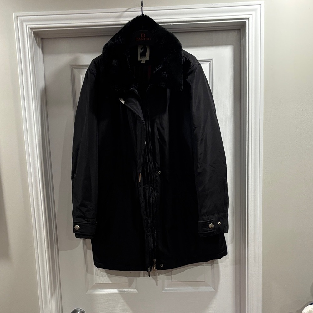 London Fog Black Military Field Jacket